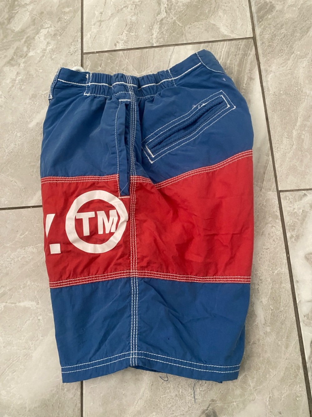 SUPERDRY Men’s  tri-color block swim shorts | M